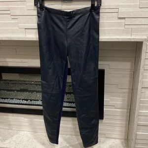 Brand new Stefano real 100% Stretch Lambskin Leather soft Lycra pant. Size M.